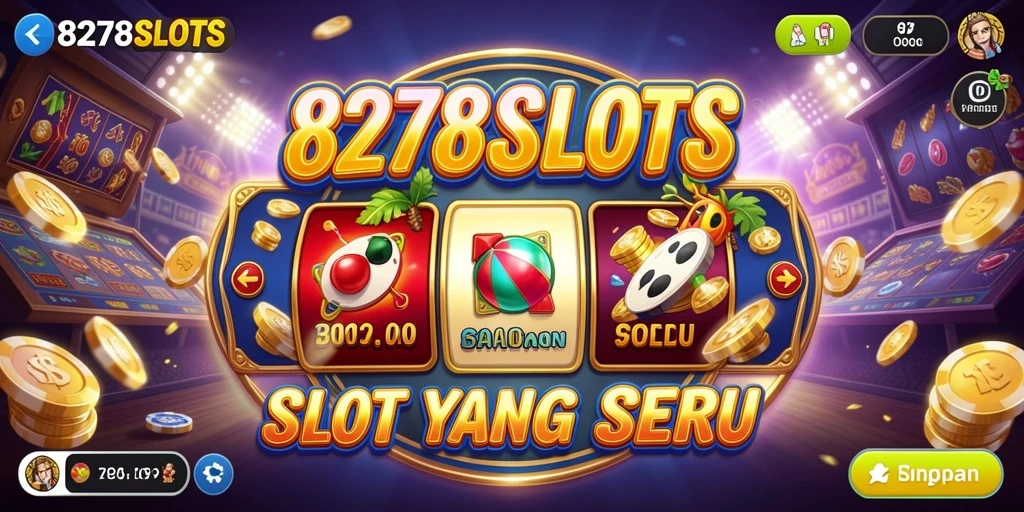 Gameplay balapan seru di 8278SLOTS dengan slot dan tantangan.