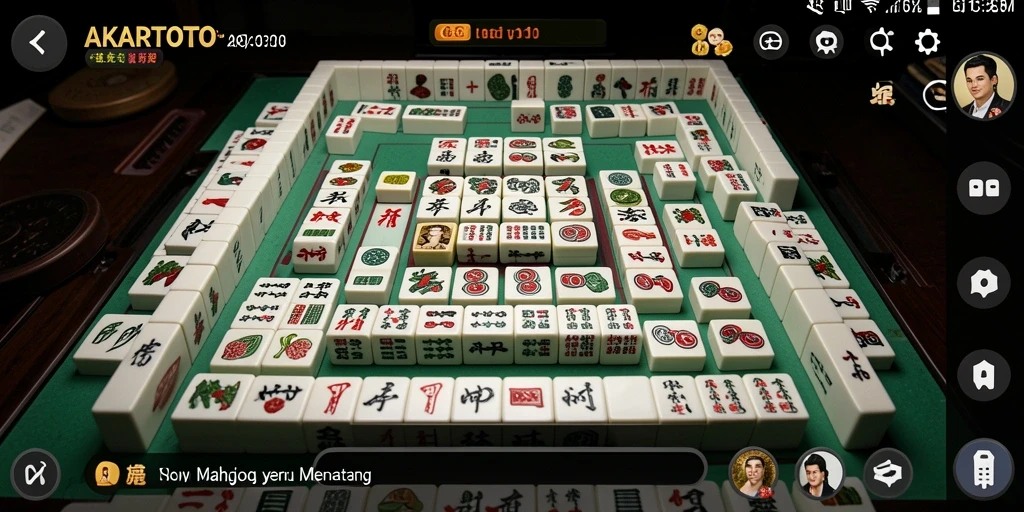 Tampilan gameplay seru dan menarik di AKARTOTO.