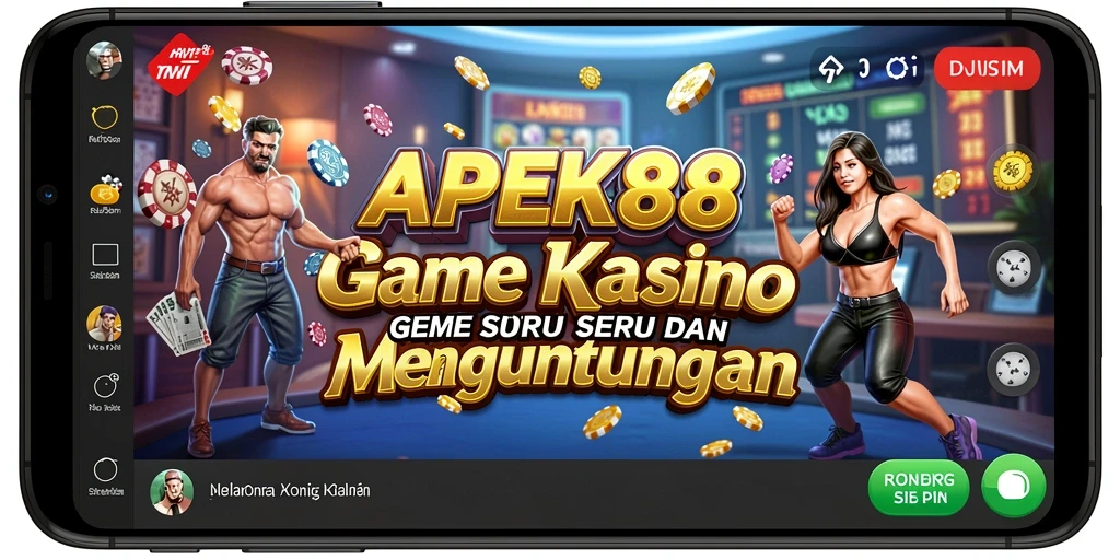 Tampilan gameplay APEK88 yang seru dan menegangkan di kasino.