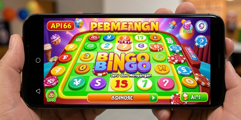Tampilan gameplay seru dari API66 dengan suasana Bingo yang menarik.