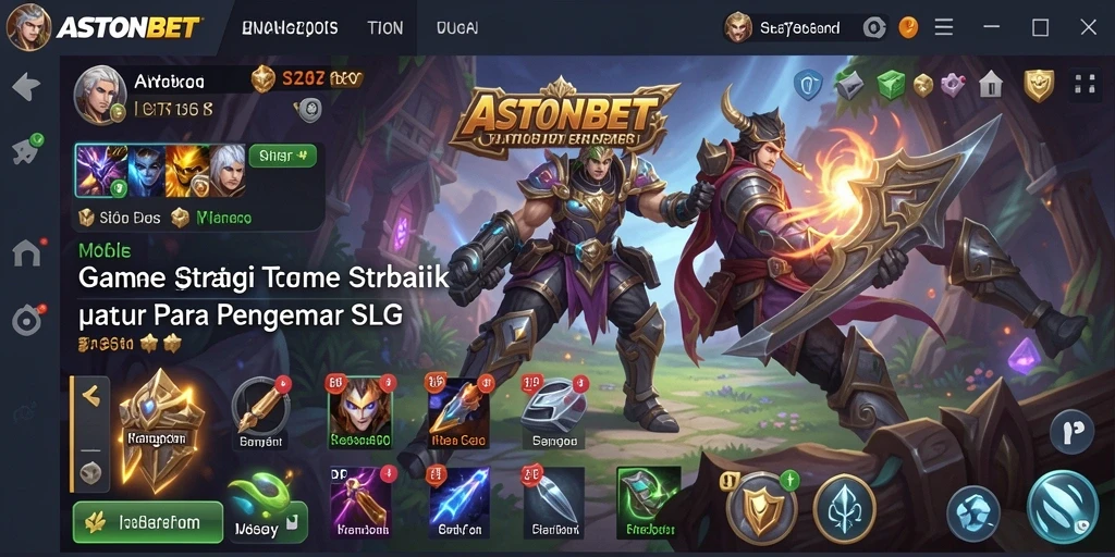 Screenshot gameplay SLG yang menunjukkan aksi strategi di ASTONBET.