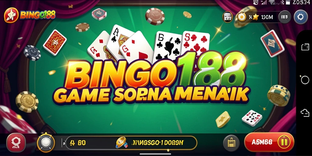 Screenshot gameplay BINGO188 yang menampilkan aksi seru bermain Domino.