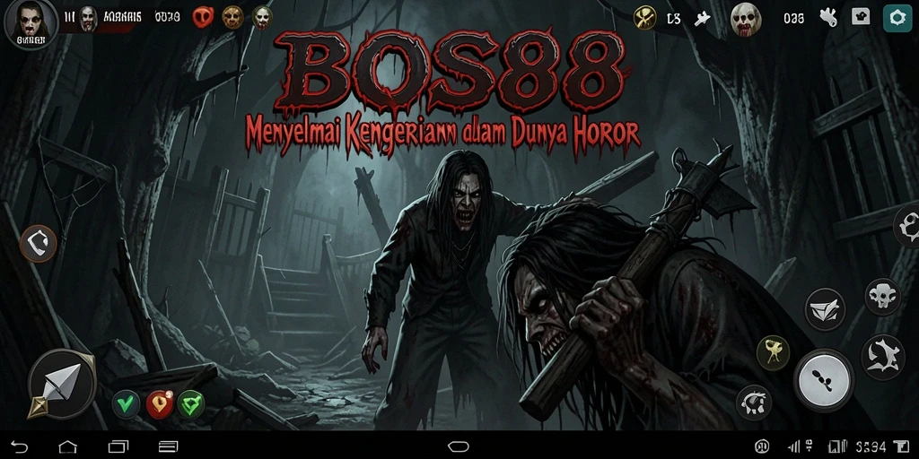 Tampilan gameplay BOS88 yang menakutkan di dunia horor.
