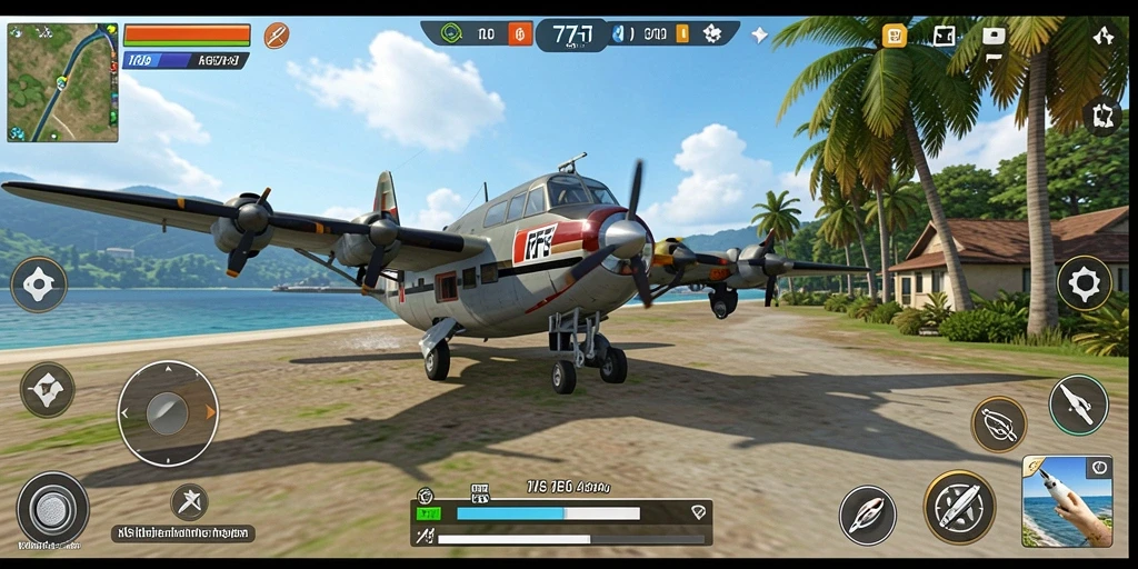 Tampilan interaktif gameplay F7F7 yang menarik dan penuh warna.