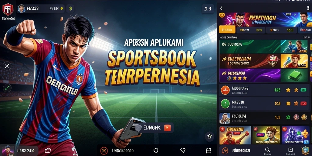 Screenshot utama FB333 menampilkan antarmuka taruhan olahraga yang menarik.