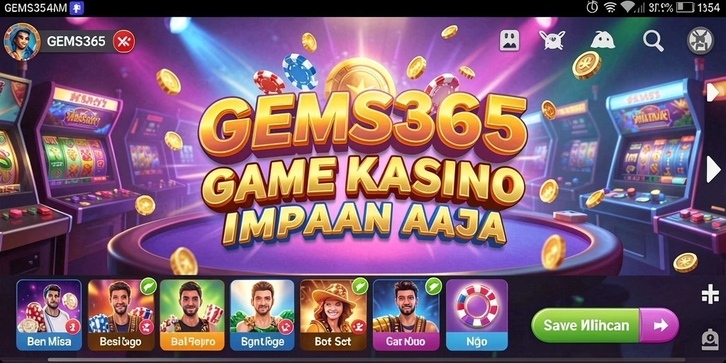 Gameplay GEMS365 yang menegangkan dan mengasyikkan