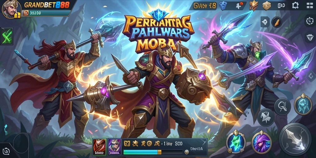 Tampilan menarik dari gameplay strategis dalam <strong>GRANDBET88</strong>.