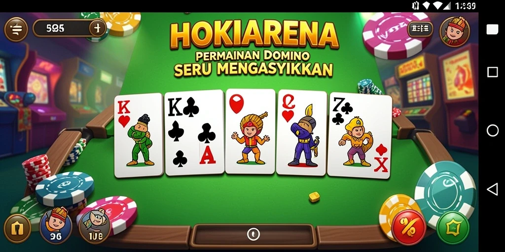 Tampilan gameplay HOKIARENA yang menarik dan interaktif.