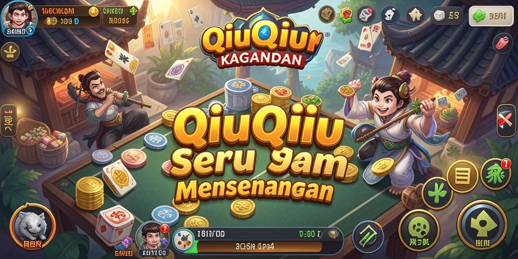 Tampilan gameplay QiuQiu yang mengasyikkan di KAGANDAN.