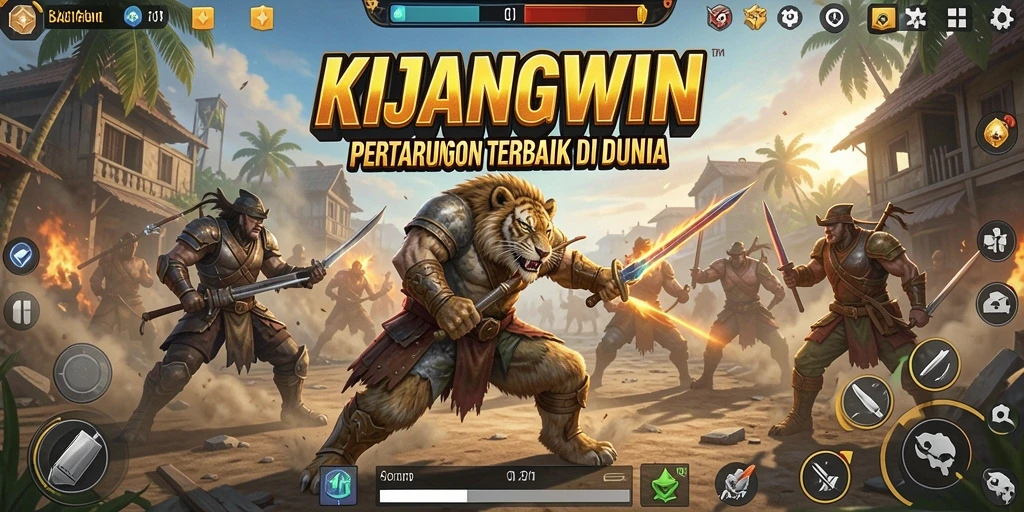 Gameplay seru KIJANGWIN dalam pertempuran Battle Royale.