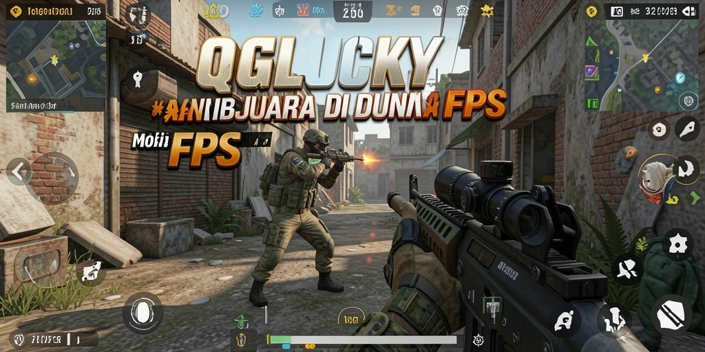 Screenshot gameplay QGLUCKY yang penuh aksi dan seru.
