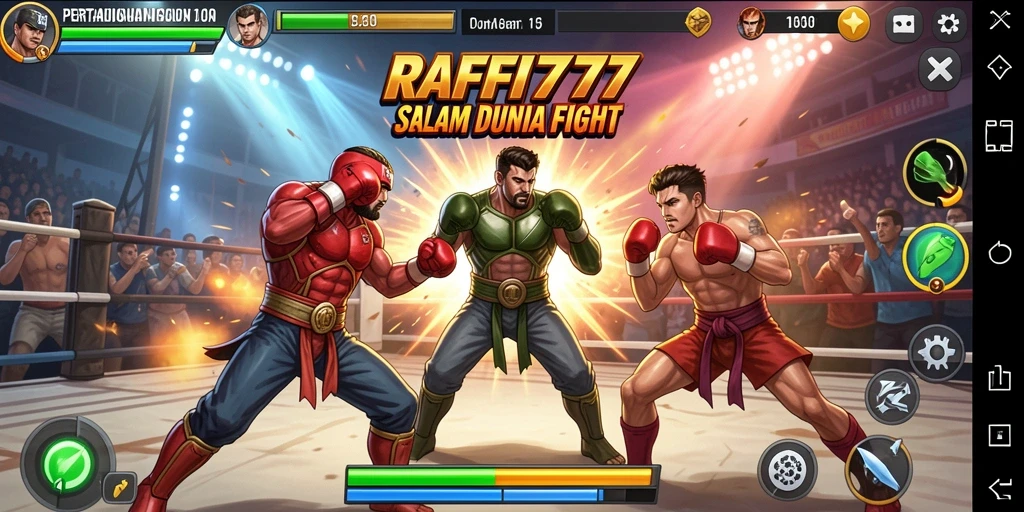 Tampilan gameplay RAFFI777 yang seru dan mendebarkan.