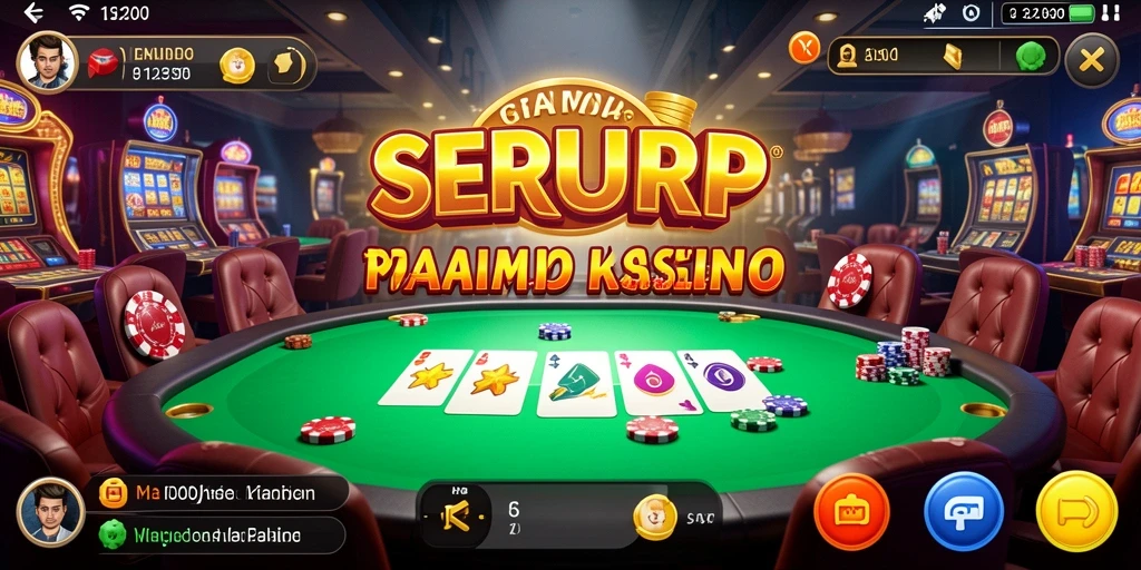 Screenshot SERURP menampilkan gameplay Kasino yang seru dan menarik.