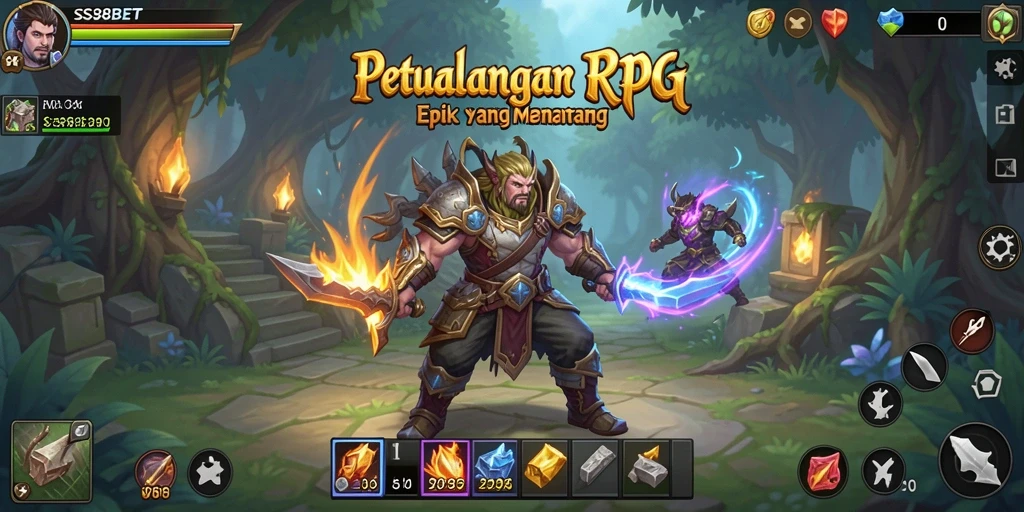 Tampilan gameplay <strong>SS88BET</strong> yang menakjubkan dengan karakter dan pertarungan epik.