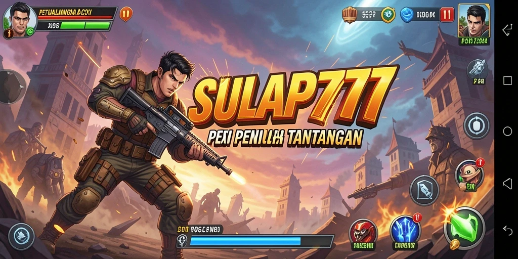 Tampilan gameplay aksi yang mendebarkan dalam SULAP777.